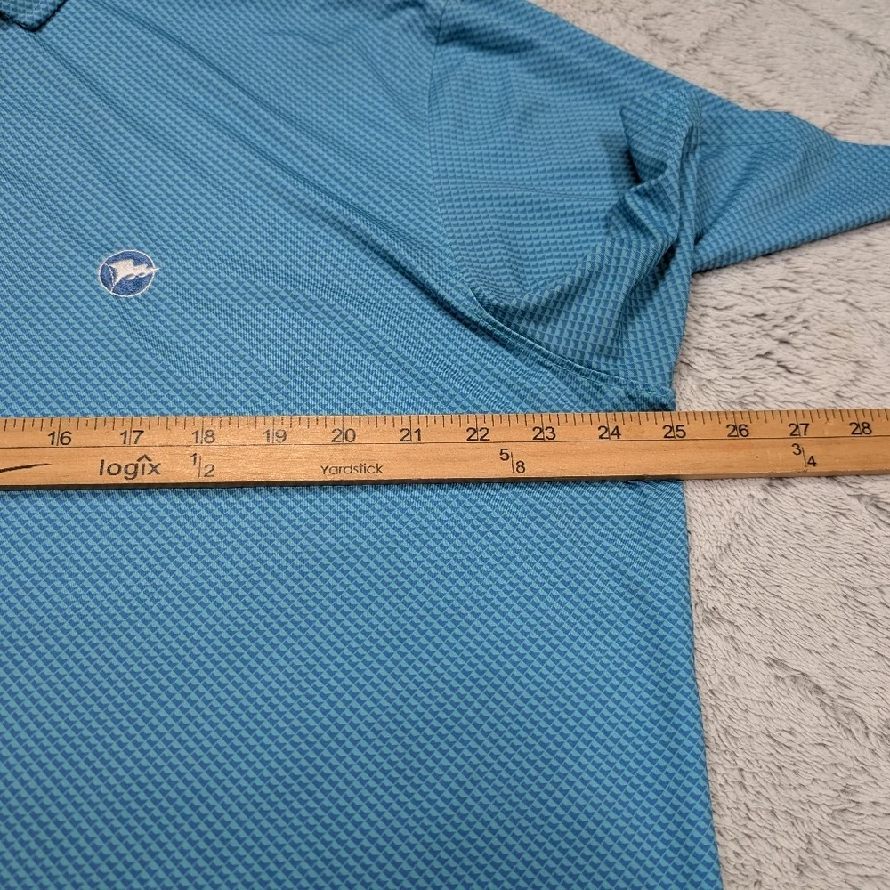Holderness & Bourne Shirt Mens XL Blue The Byrd Polo Seahorse Sankaty Golf